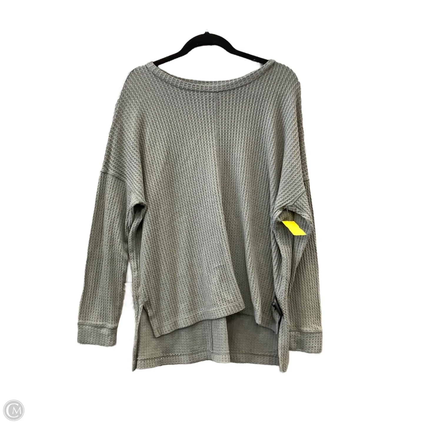 Top Long Sleeve By American Eagle In Grey, Size: S