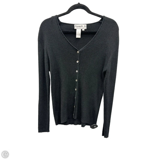 Cardigan By Joseph A. In Black, Size: L