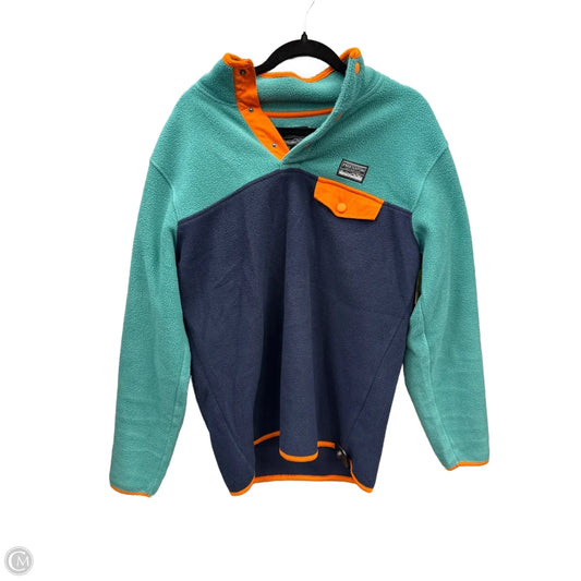 Jacket Fleece By Clothes Mentor In Blue, Size: M