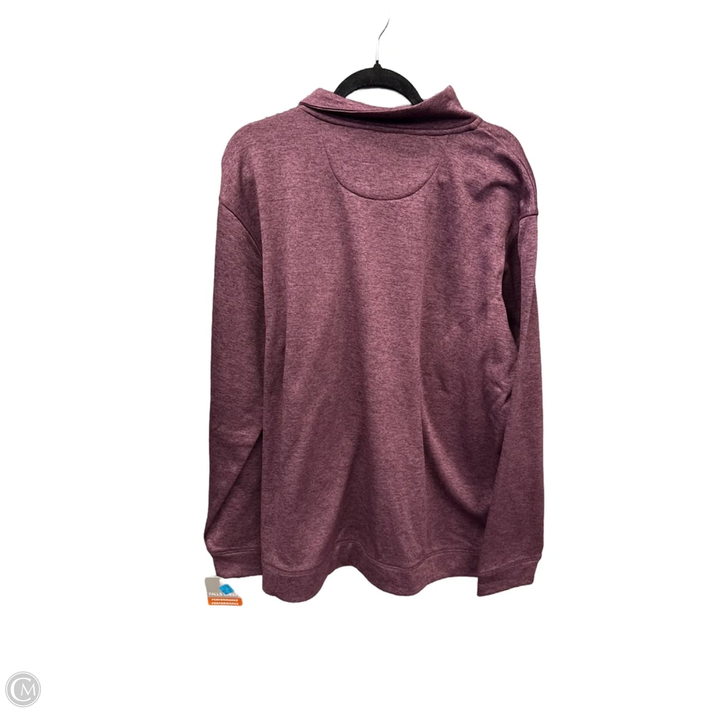 Athletic Top Long Sleeve Collar By Falls Creek In Purple, Size: Xl