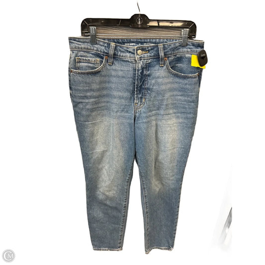 Jeans Straight By Old Navy In Blue Denim, Size: 10