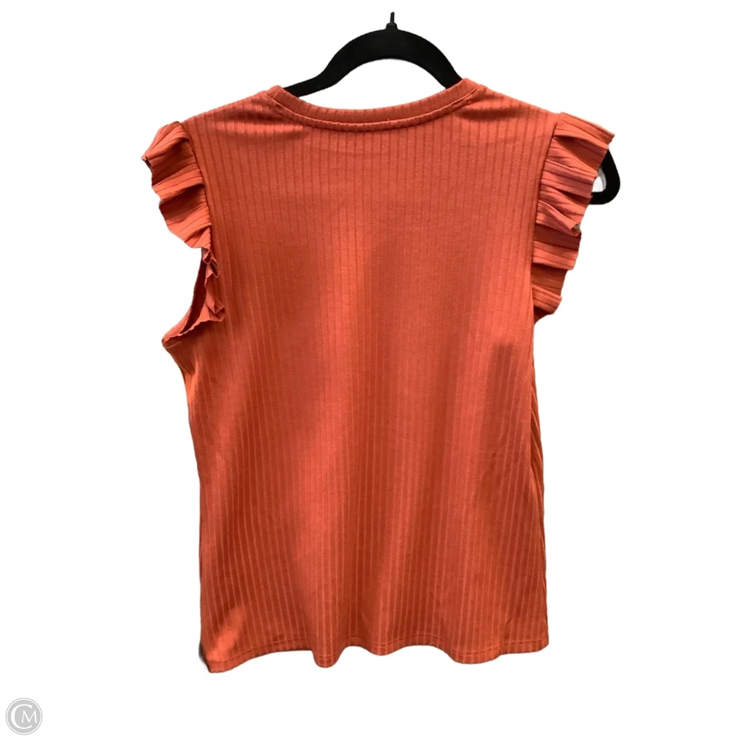 Top Short Sleeve By Time And Tru In Orange, Size: S