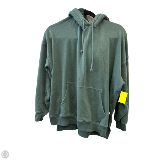 Sweatshirt Hoodie By American Eagle In Green, Size: S