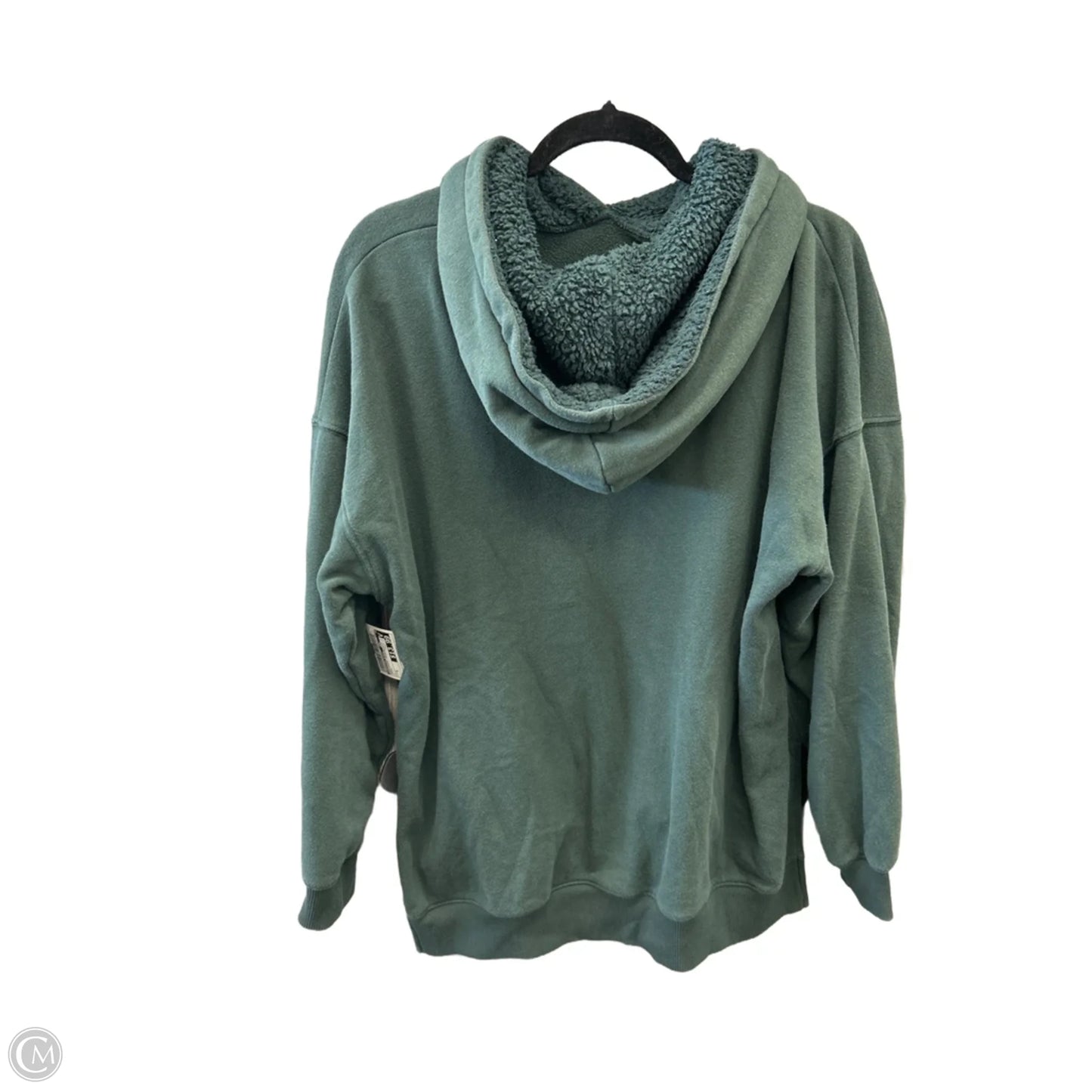 Sweatshirt Hoodie By American Eagle In Green, Size: S