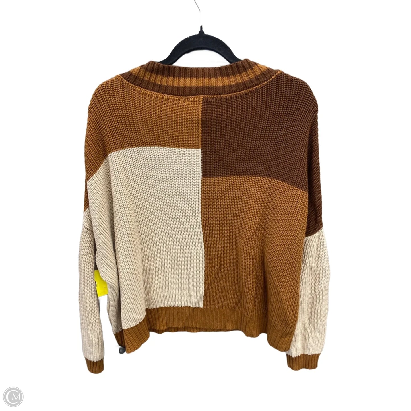 Sweater By Clothes Mentor In Brown, Size: M