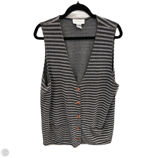 Tunic Sleeveless By Clothes Mentor In Grey, Size: L