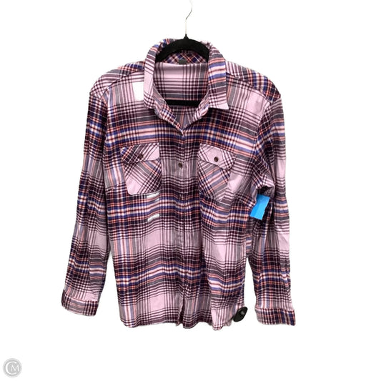 Top Long Sleeve By Eddie Bauer In Purple, Size: L