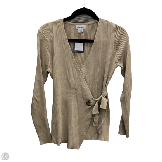 Top Long Sleeve By Clothes Mentor In Brown, Size: L