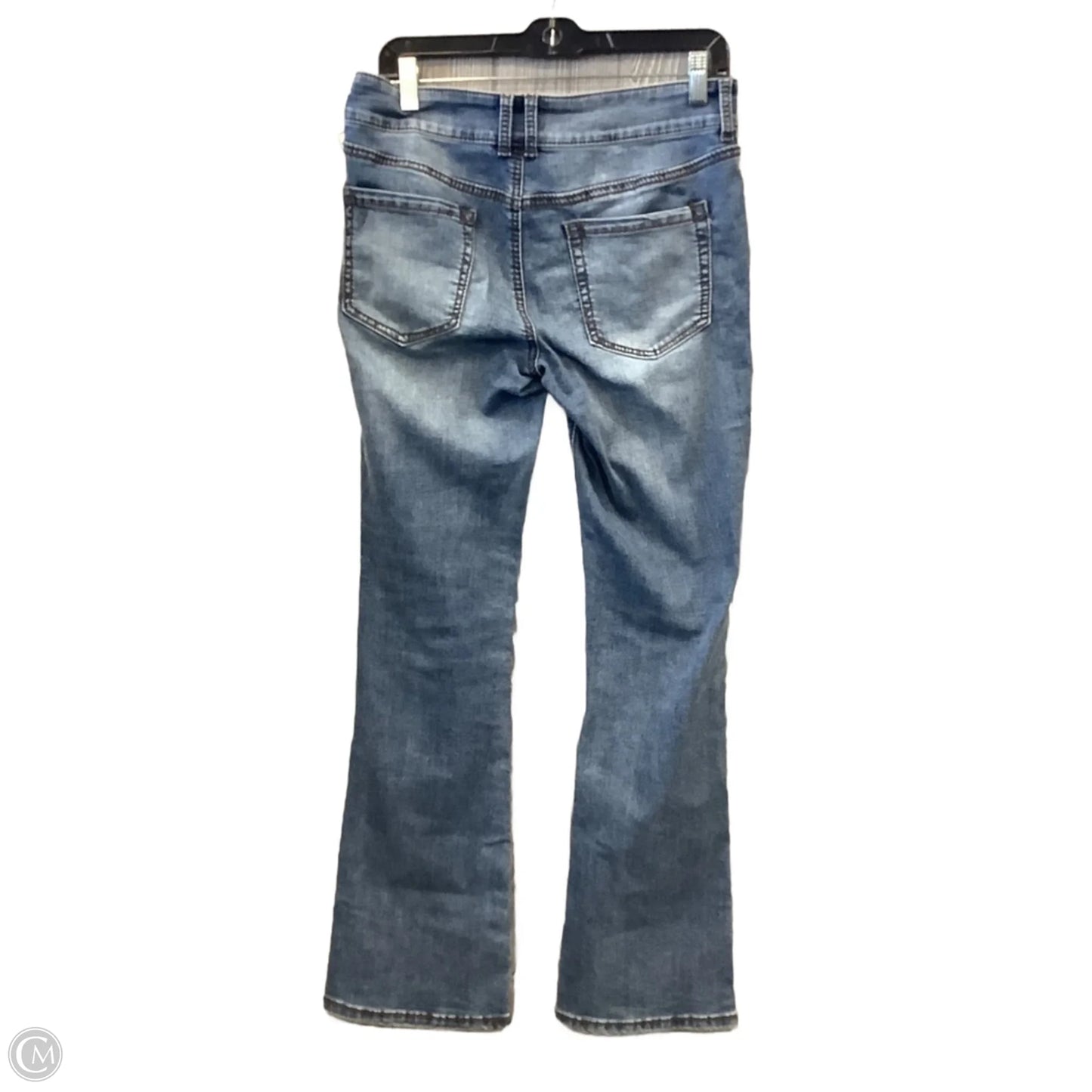 Jeans Flared By Clothes Mentor In Blue Denim, Size: 10