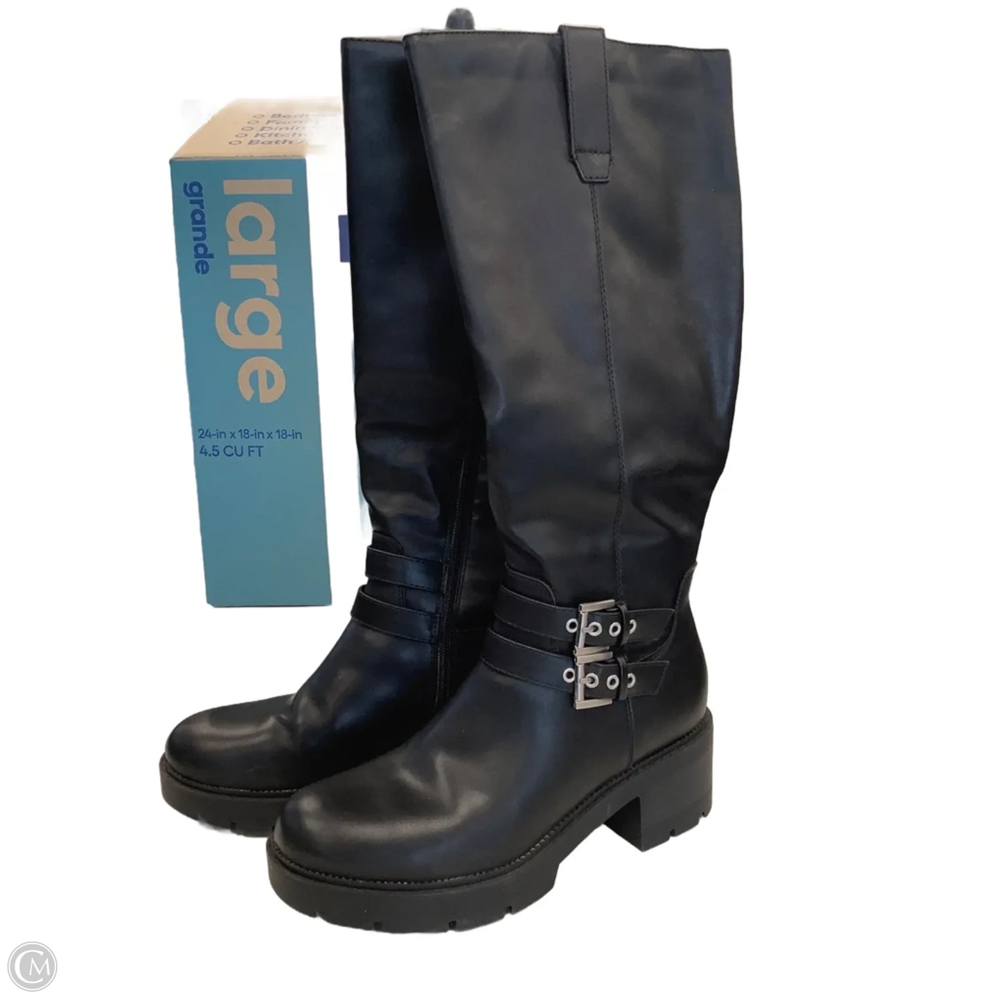 Boots Mid-calf Flats By Arizona In Black, Size: 9.5