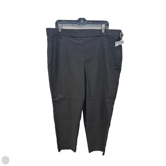 Pants Dress By Alfred Dunner In Black, Size: 18