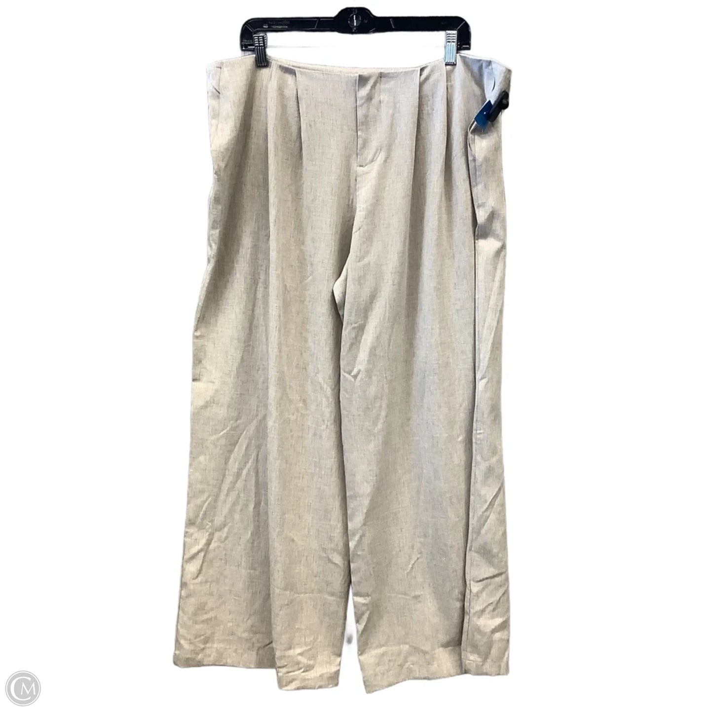 Pants Linen By Wild Fable In Beige, Size: 16