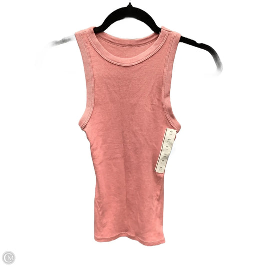 Top Sleeveless Basic By A New Day In Pink, Size: Xs