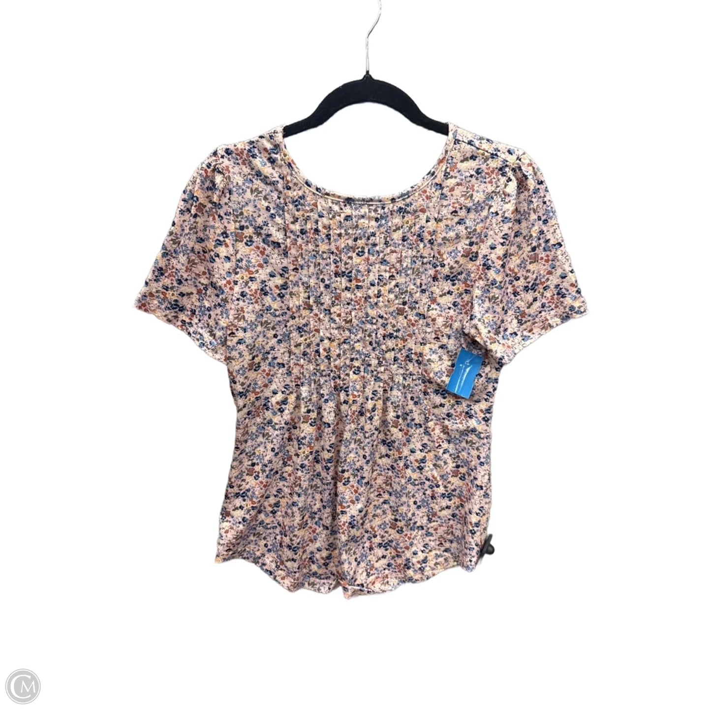 Top Short Sleeve By Clothes Mentor In Floral Print, Size: S