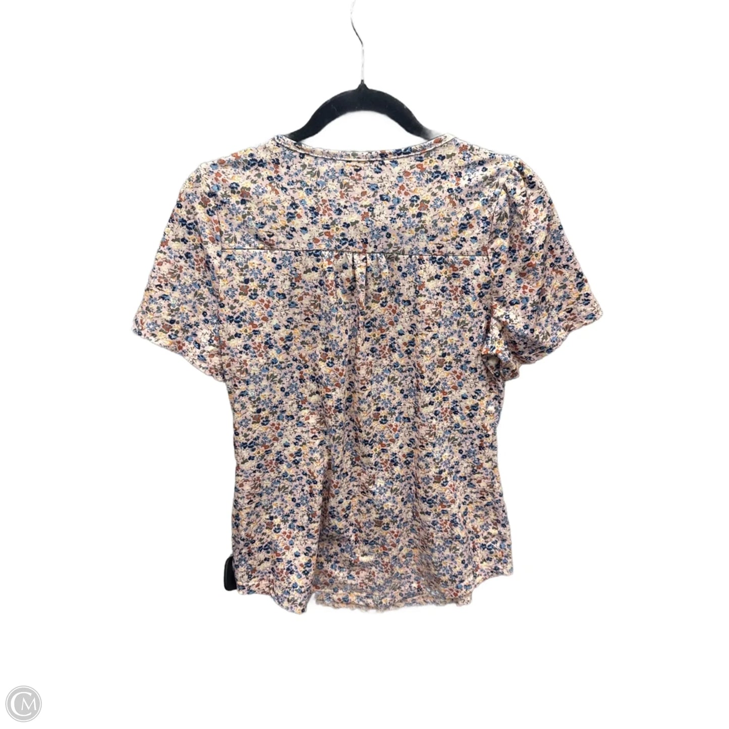 Top Short Sleeve By Clothes Mentor In Floral Print, Size: S