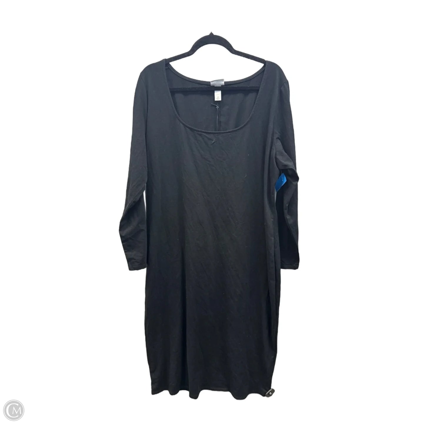 Dress Casual Midi By Ava & Viv In Black, Size: 2x