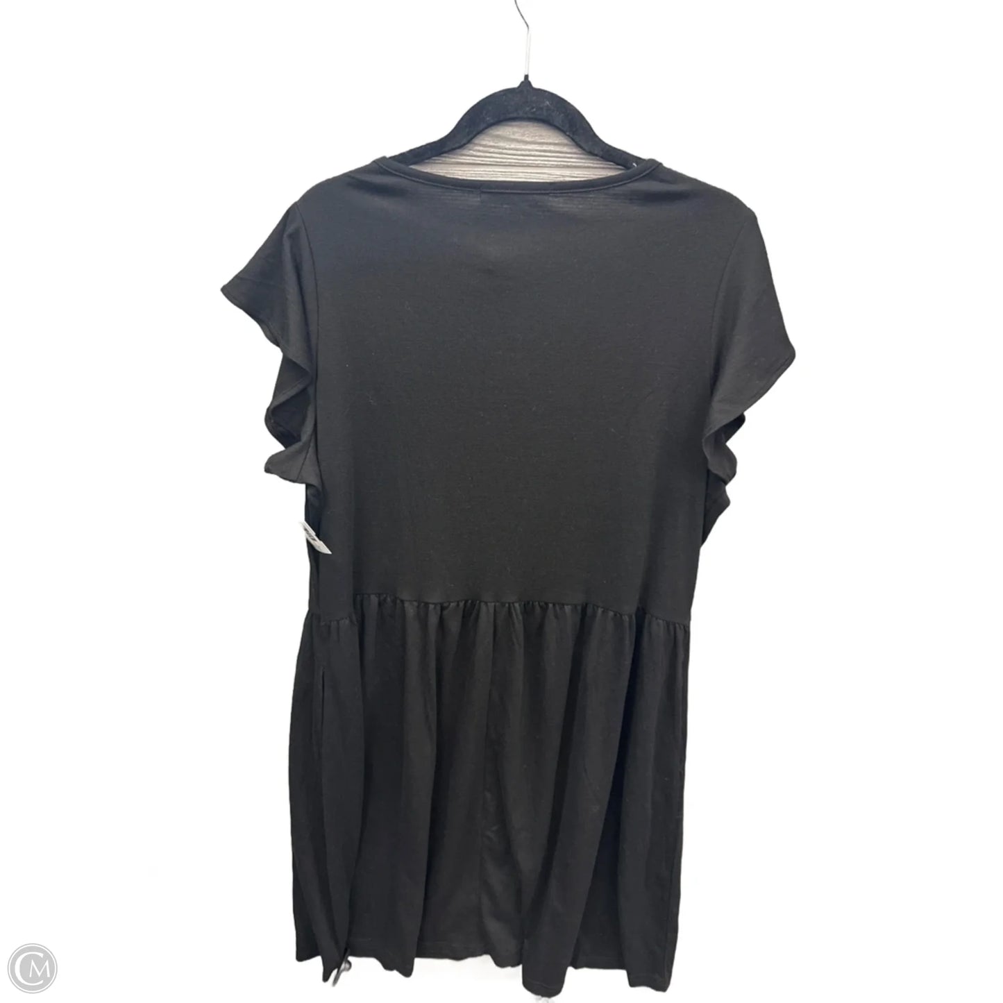 Dress Casual Midi By Clothes Mentor In Black, Size: Xl