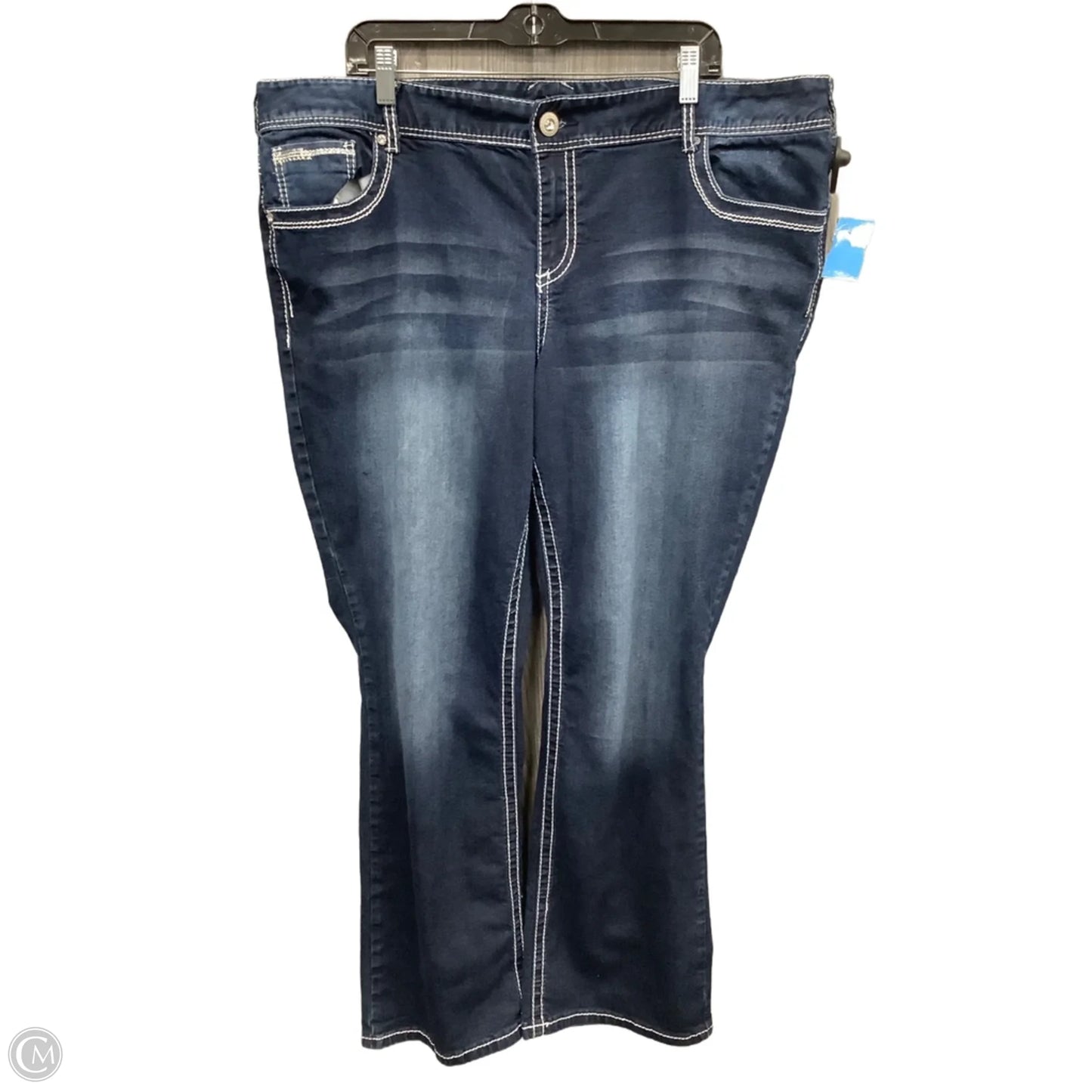 Jeans Boot Cut By Maurices In Blue Denim, Size: 24