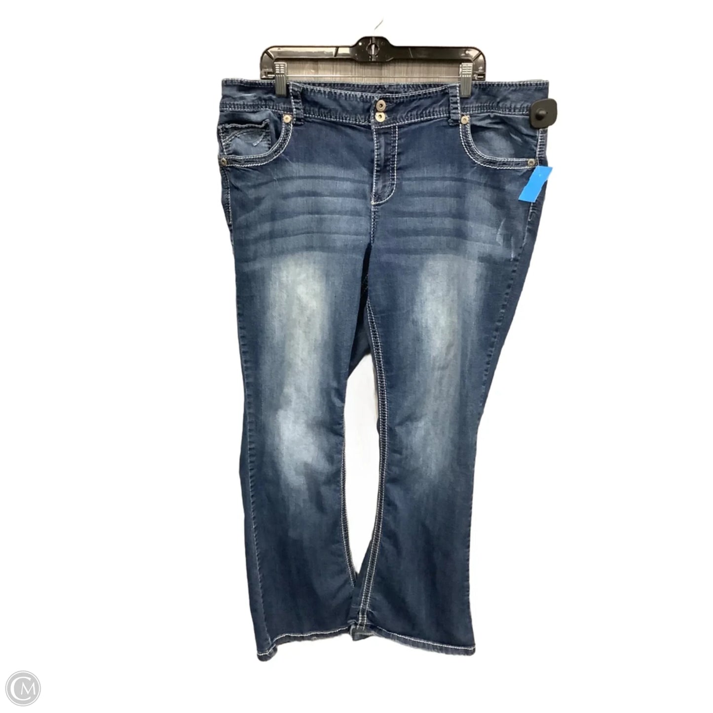 Jeans Boot Cut By Maurices In Blue Denim, Size: 24