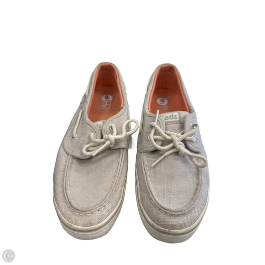 Shoes Flats By Keds In Grey, Size: 8
