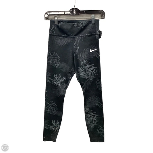 Athletic Leggings By Nike Apparel In Black, Size: S