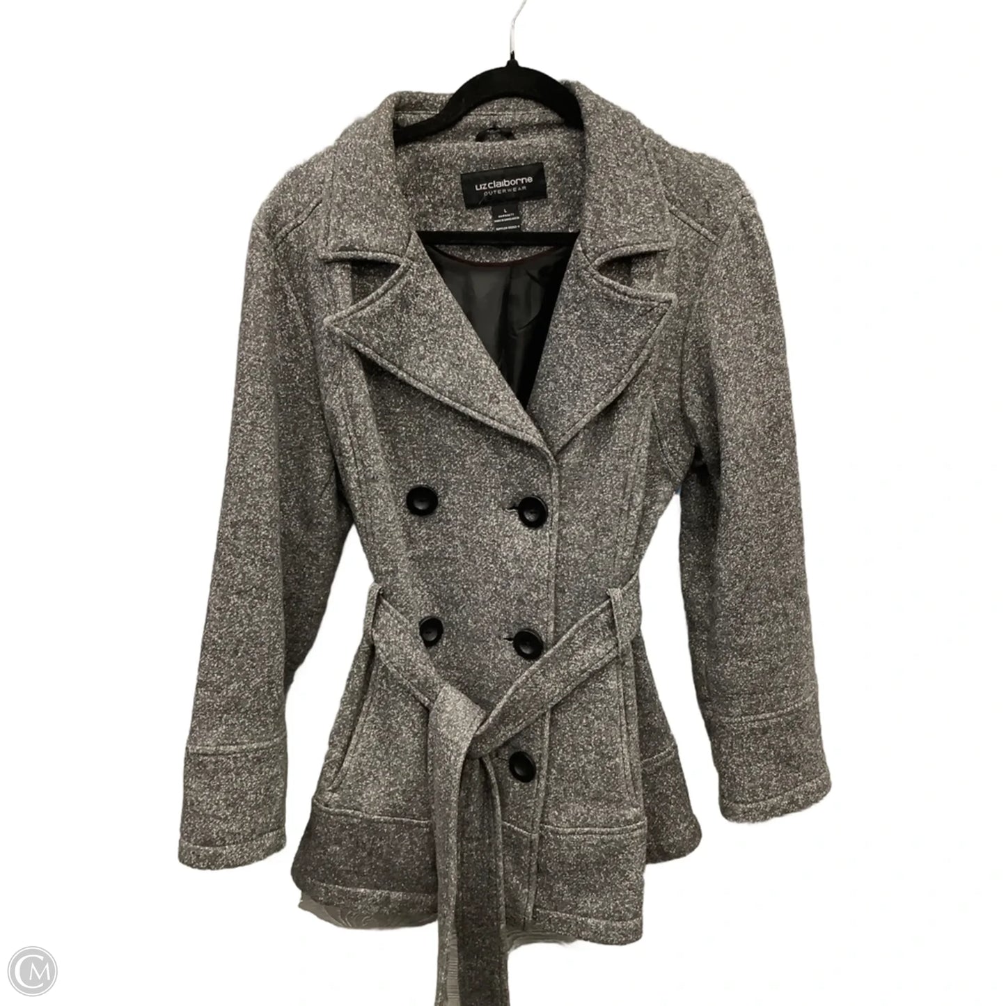 Jacket Other By Liz Claiborne In Grey, Size: L