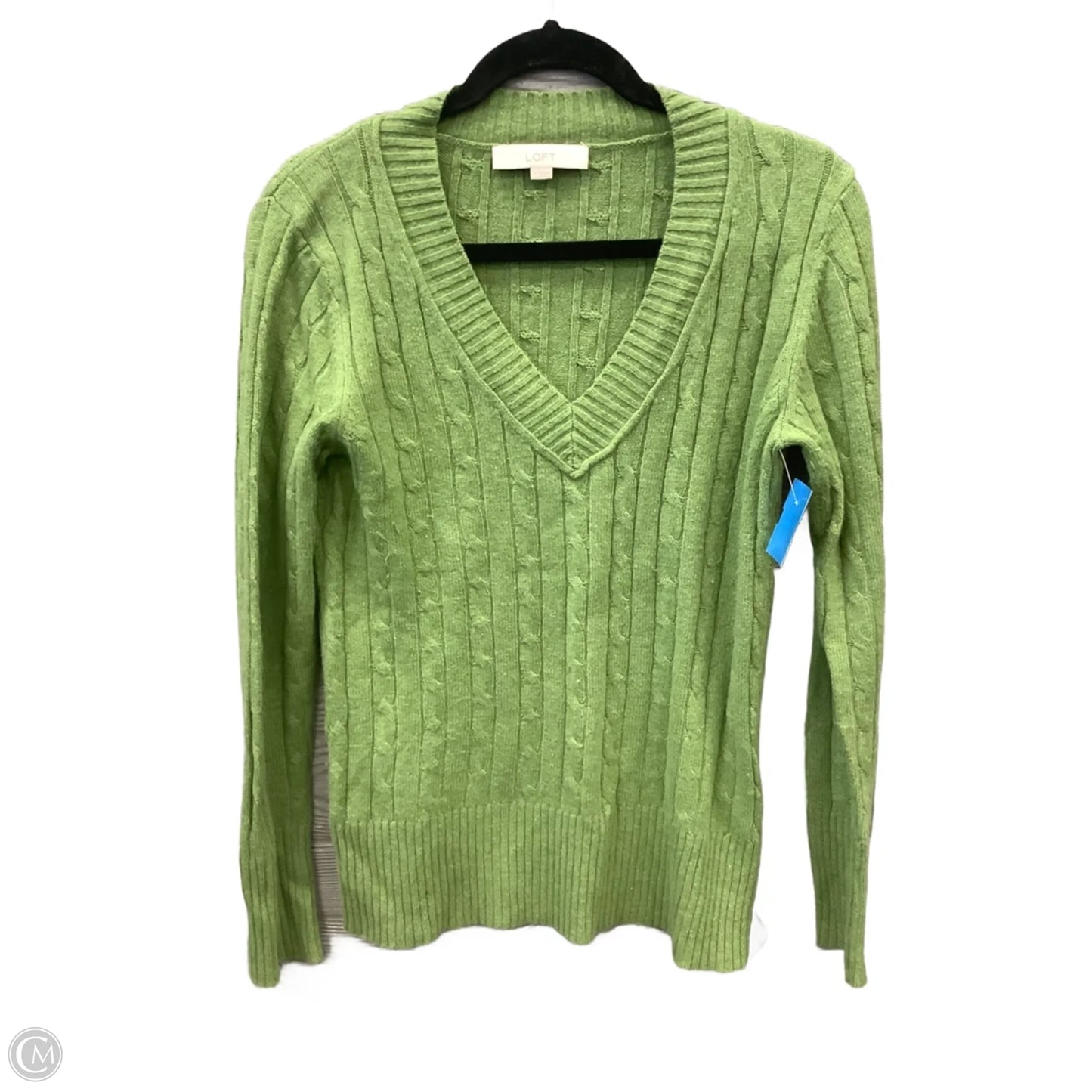 Sweater By Loft In Green, Size: M