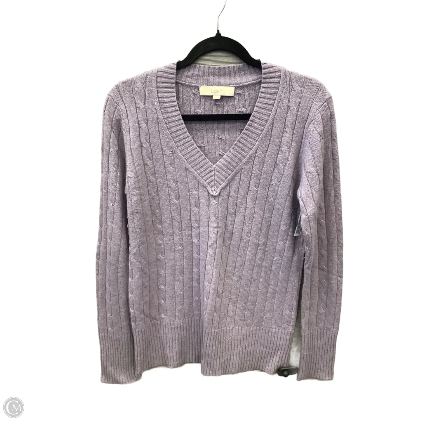 Sweater By Loft In Purple, Size: M