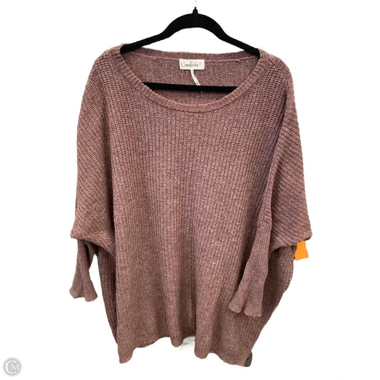 Sweater By Cme In Purple, Size: 1x