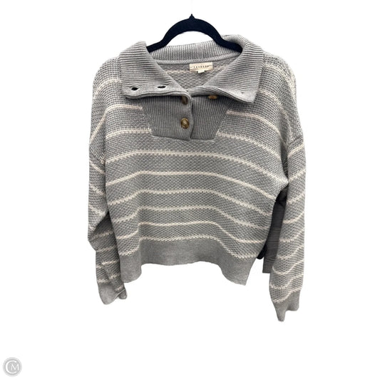 Sweater By Promesa In Grey, Size: S