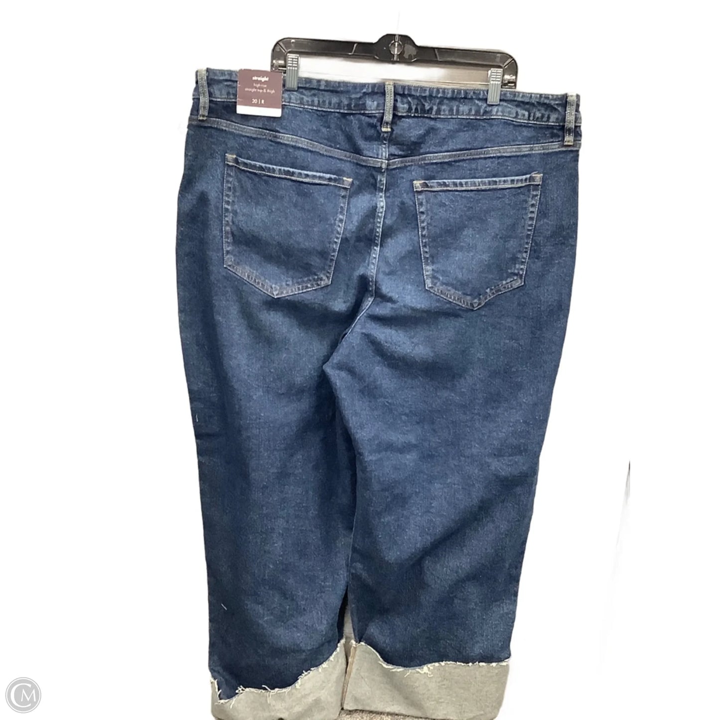 Jeans Wide Leg By Ava & Viv In Blue Denim, Size: 20