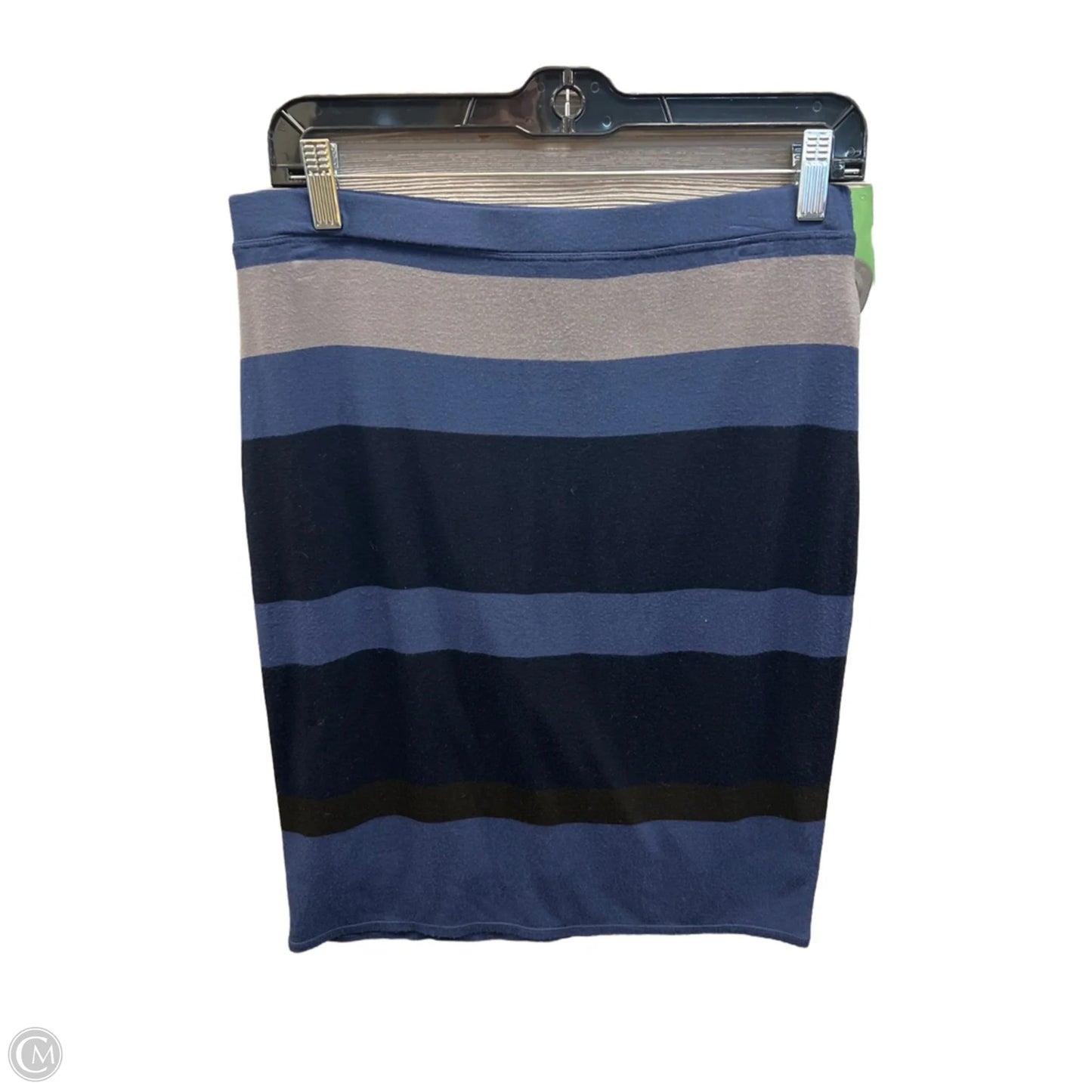 Skirt Midi By Max Studio In Striped Pattern, Size: 8