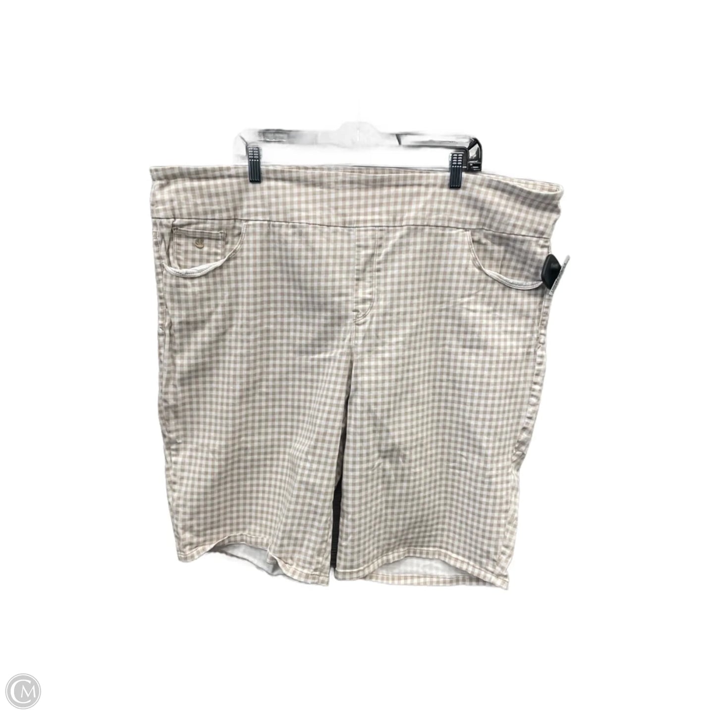 Shorts By Gloria Vanderbilt In Beige, Size: 24