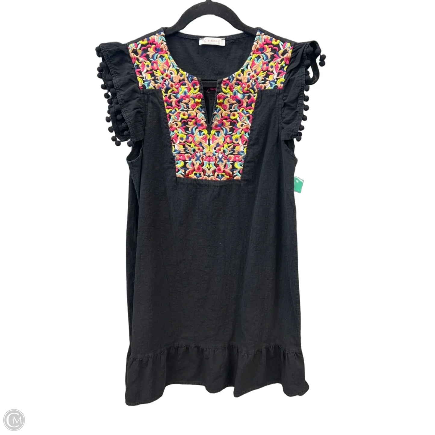 Dress Casual Midi By Kirundo In Black, Size: L