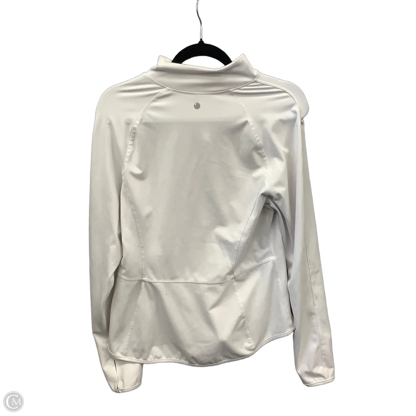 Athletic Jacket By Yogalicious In White, Size: Xl