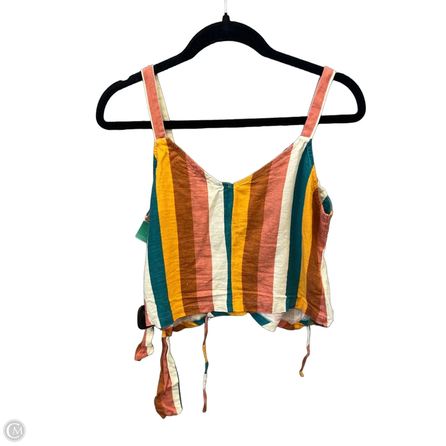 Top Sleeveless By Lush In Striped Pattern, Size: S