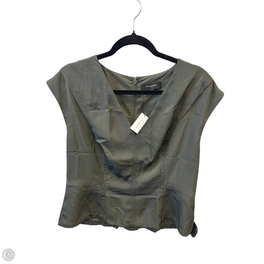 Top Short Sleeve By Banana Republic In Green, Size: Xl