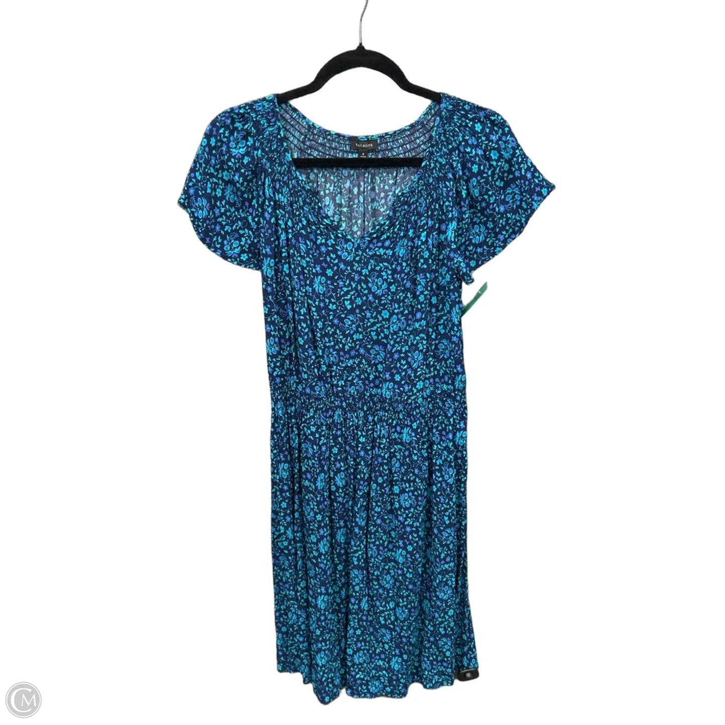 Dress Casual Midi By Talbots In Blue, Size: S