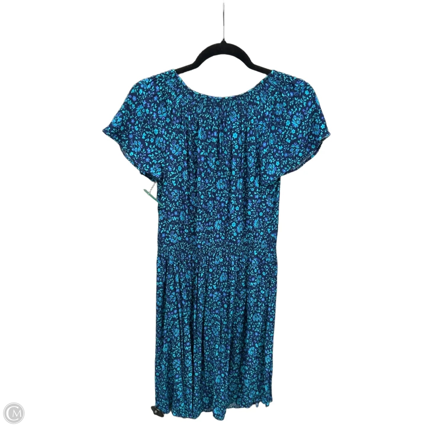 Dress Casual Midi By Talbots In Blue, Size: S