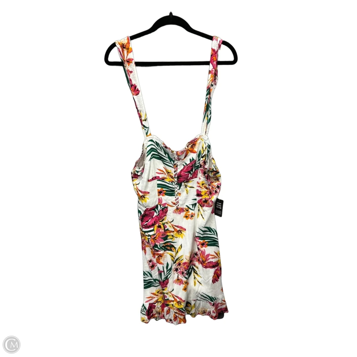 Dress Casual Short By Express In Floral Print, Size: M