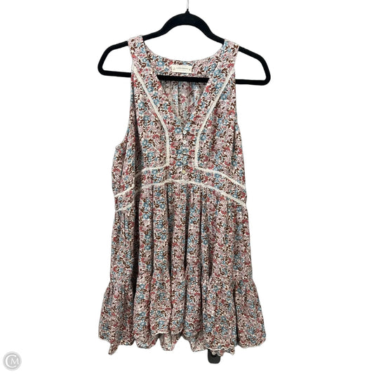 Dress Casual Short By Lucky Brand In Floral Print, Size: Xl