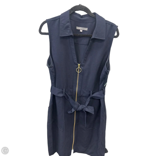 Dress Casual Midi By Sharagano In Blue, Size: Xl