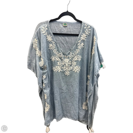 Shawl By Cme In Blue, Size: Osfm