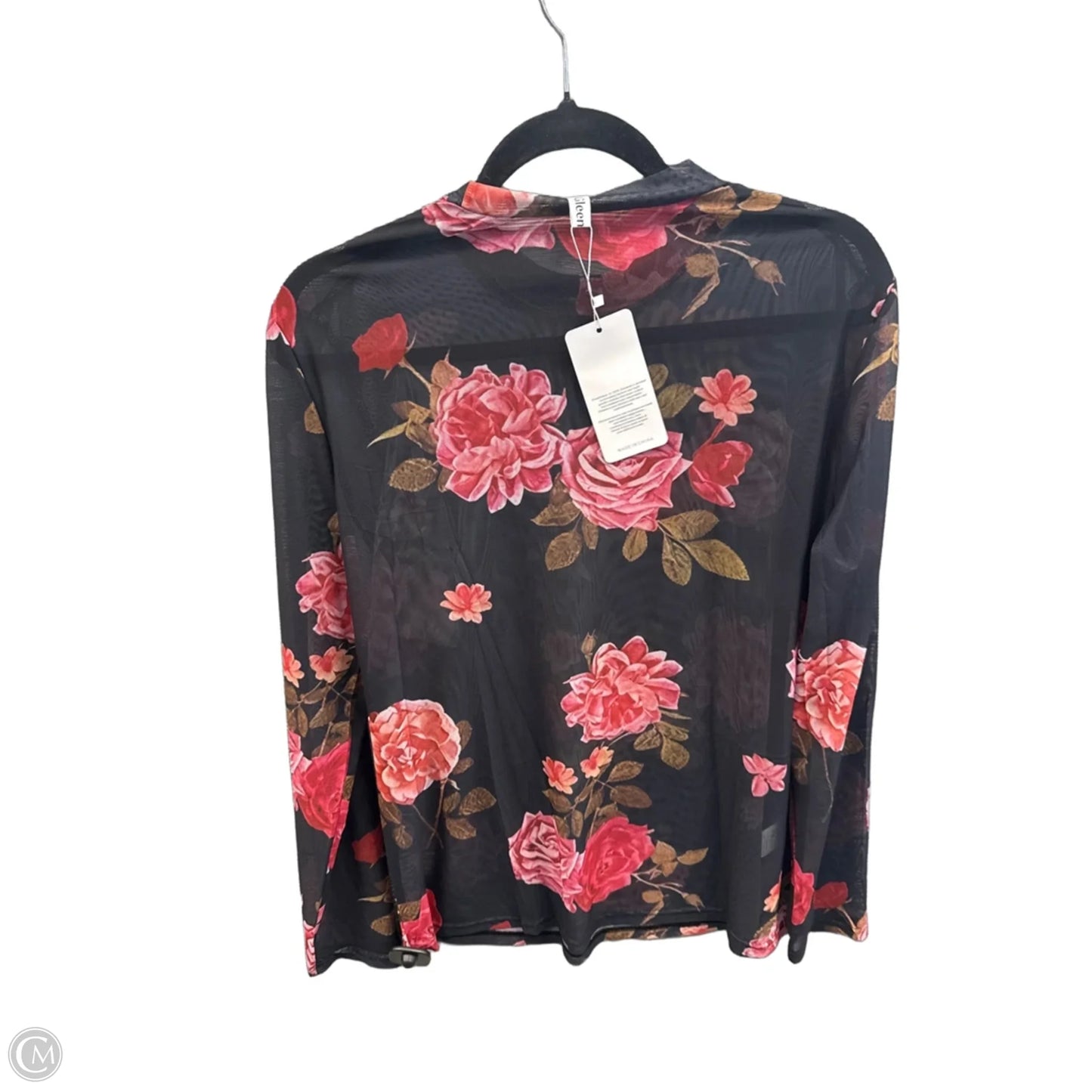 Top Long Sleeve By Clothes Mentor In Floral Print, Size: Xl