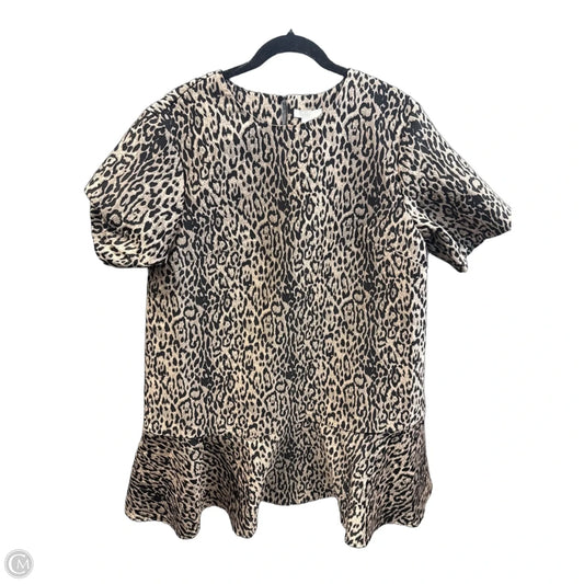 Dress Casual Midi By H&m In Animal Print, Size: L