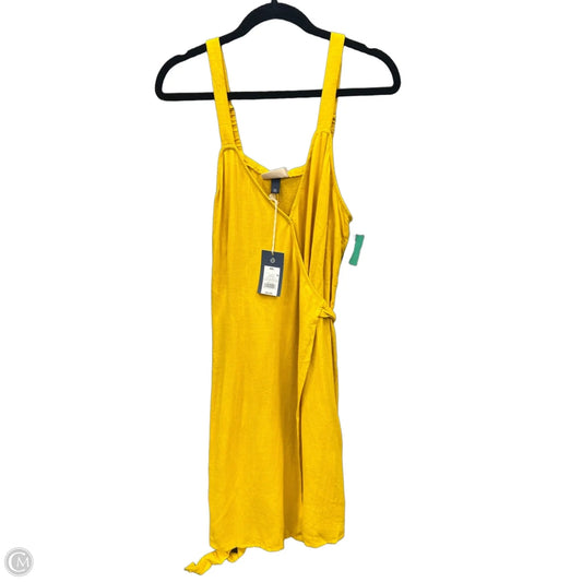 Dress Casual Midi By Universal Thread In Yellow, Size: Xxl