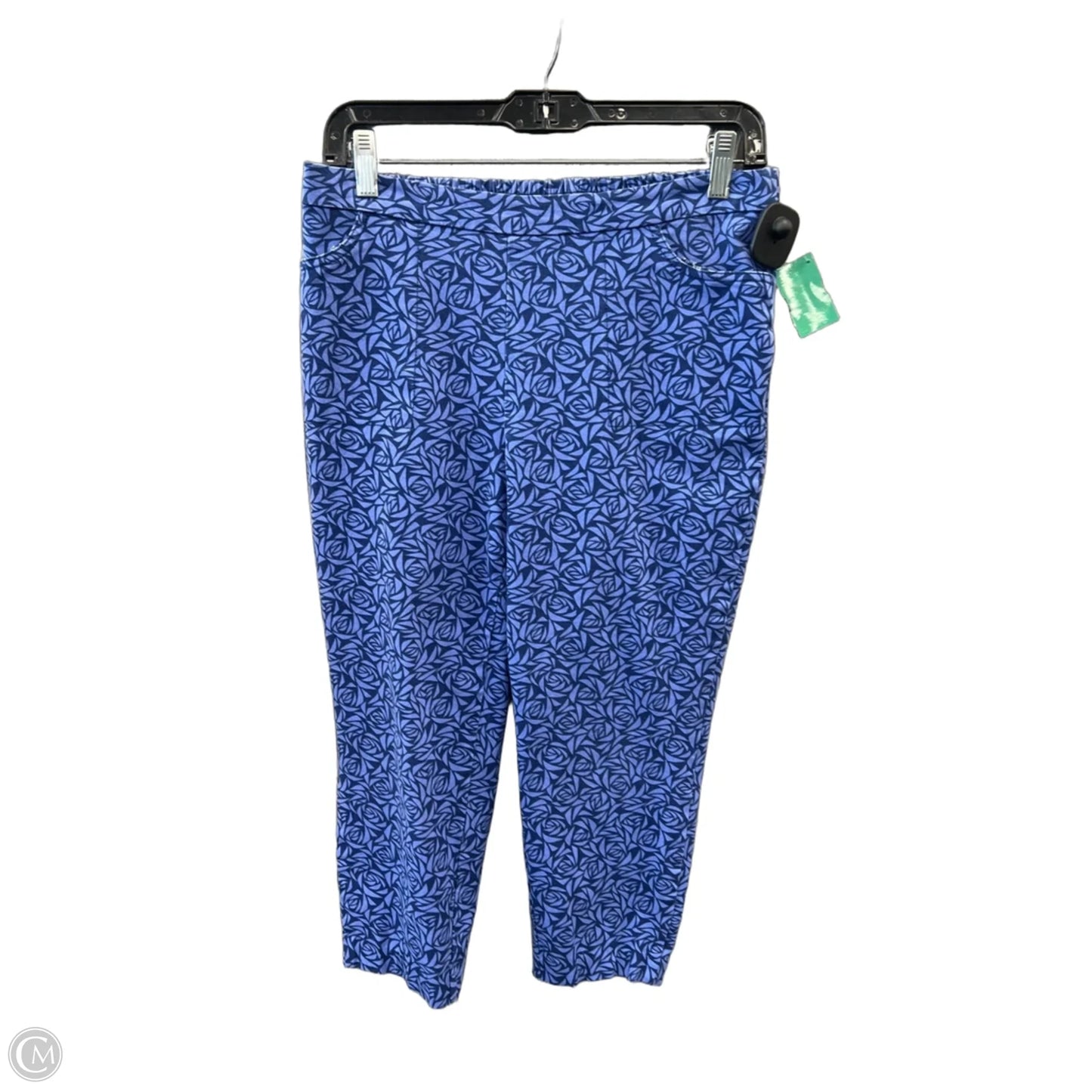 Capris By Isaac Mizrahi Live Qvc In Blue, Size: 8p