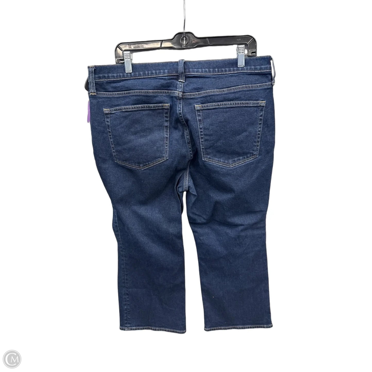 Jeans Cropped By J. Crew In Blue Denim, Size: 14p