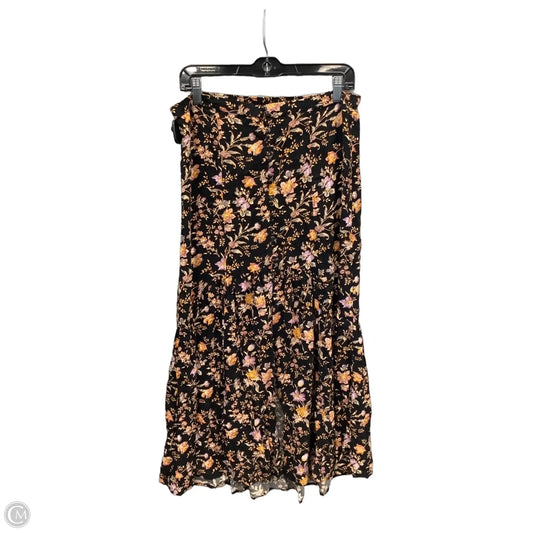 Skirt Maxi By American Eagle In Floral Print, Size: 12