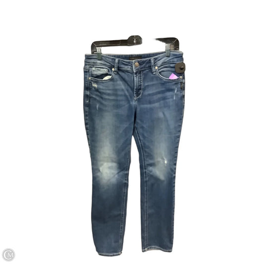 Jeans Straight By Silver In Blue Denim, Size: 10